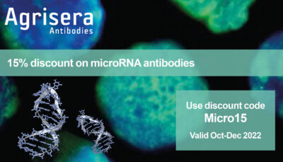 15% discount on microRNA products
